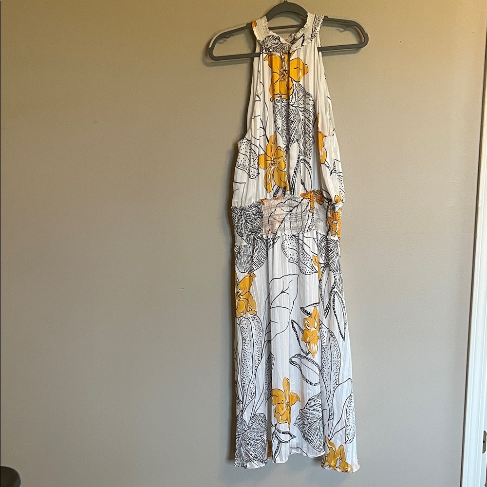 WHBM Floral Halter Neck Dress - Picture 6 of 10